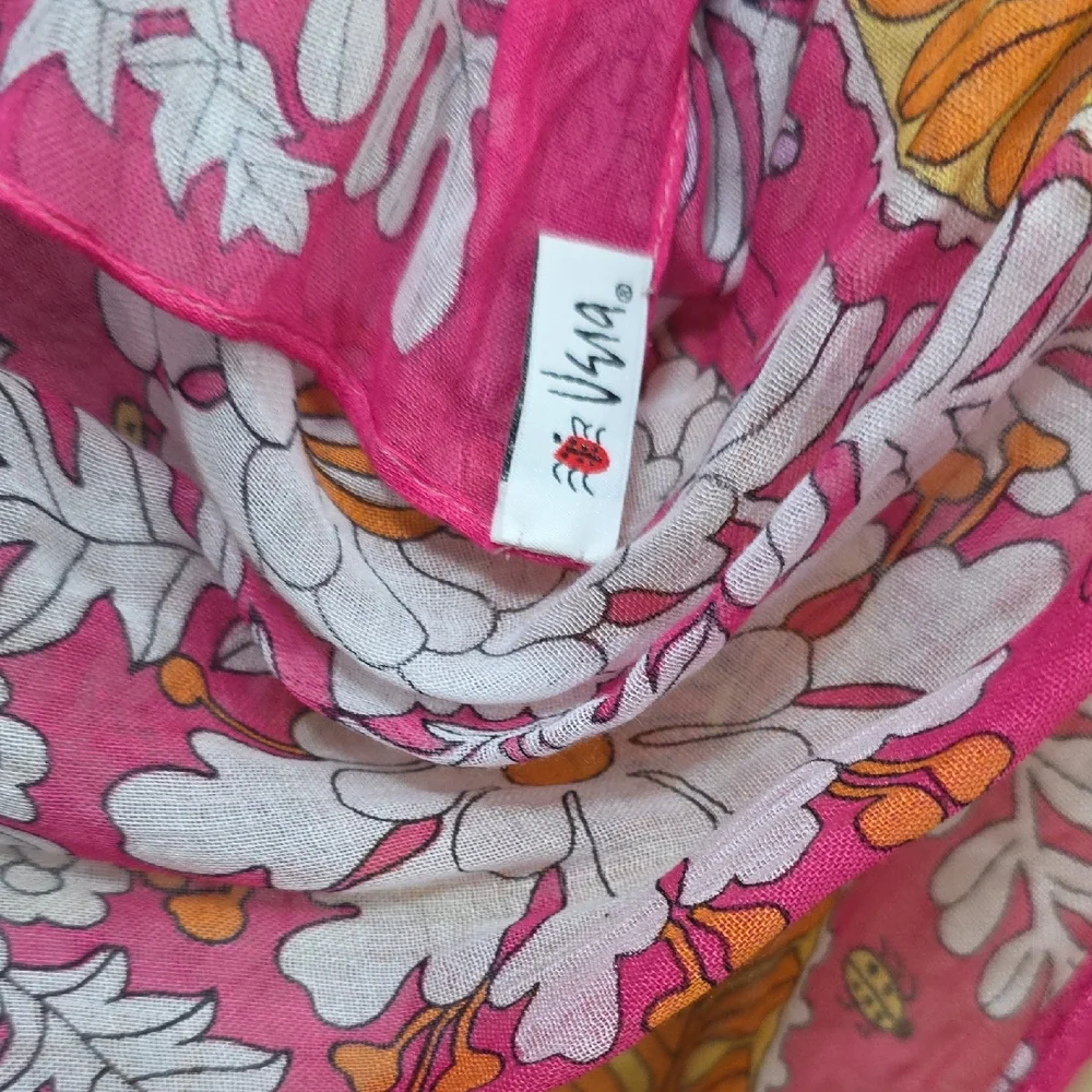 Vera Pink and Orange Scarf, 20